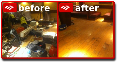 Builders Clean London (before and after)